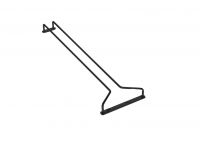 Gläserschiene, schwarz, 2 Stück, 300 x 110 mm Gläserschiene, schwarz, 2 Stück, 300 x 110 mm