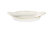 Churchill, Stonecast : Barley White - Auflauf-, Backform oval m. 2 Griffen, 23,2 x 12,5 cm/ 0,38 ltr Churchill, Stonecast : Barley White - Auflauf-, Backform oval m. 2 Griffen, 23,2 x 12,5 cm/ 0,38 ltr