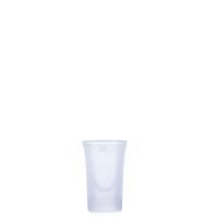 Shot Frosted Junior 3 cl m. Füllstrich 2 cl |-|, Inhalt: 30 ml, H: 70 mm, D: 45 mm Shot Frosted Junior 3 cl m. Füllstrich 2 cl |-|, Inhalt: 30 ml, H: 70 mm, D: 45 mm