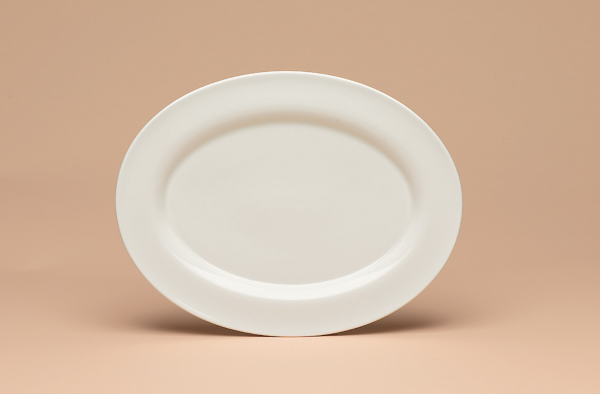 Schönwald, Generation - Platte m. Fahne, creme, uni, 26 cm