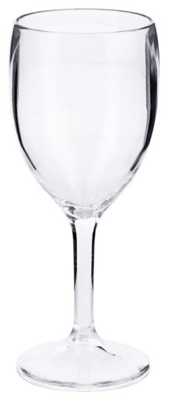 Weinglas, klarer SAN, I: 0,25 ltr., D: 7 cm, H: 19 cm