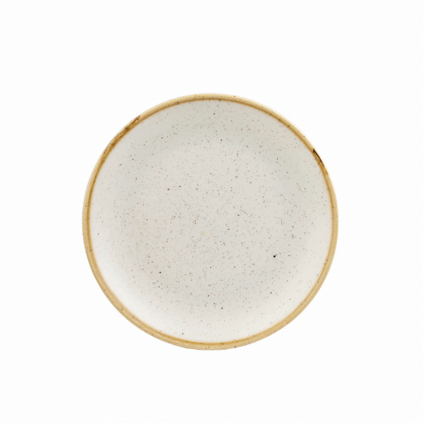 Churchill, Stonecast : Barley White - Teller flach Coup, 16,5 cm
