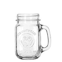 Libbey, Drinking Jar - Bockbecher m. Hkl. 48,8 cl, Inhalt: 488 ml, D: 9 cm, H: 13,5 cm Libbey, Drinking Jar - Bockbecher m. Hkl. 48,8 cl, Inhalt: 488 ml, D: 9 cm, H: 13,5 cm