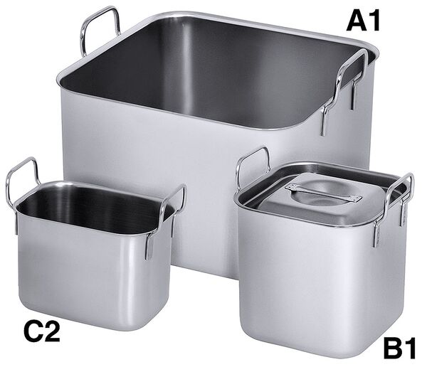 Bain-Marie-Einsatz 4 l Serie A / groß, I: 4 ltr., 24 x 24 x 8 cm