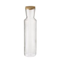 Glaskaraffe LINES, Glas, Korkdeckel, D: 9 cm, H: 35 cm, I: 1,5 Liter Glaskaraffe LINES, Glas, Korkdeckel, D: 9 cm, H: 35 cm, I: 1,5 Liter