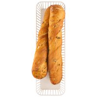 Vorschau: GN 2/4 Korb URBAN 53 x 16,2 cm, H: 7,5 cm Metall Farbe: whisper white Vorschau: GN 2/4 Korb URBAN 53 x 16,2 cm, H: 7,5 cm Metall Farbe: whisper white