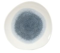 Churchill, Raku : Topaz Blue - Teller flach rund Organisch, 28,6 cm Churchill, Raku : Topaz Blue - Teller flach rund Organisch, 28,6 cm