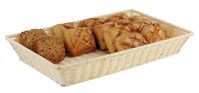 GN 1/2 Buffetkorb 32,5 x 26,5 cm, H: 8 cm, PP, Fb. hellbeige GN 1/2 Buffetkorb 32,5 x 26,5 cm, H: 8 cm, PP, Fb. hellbeige