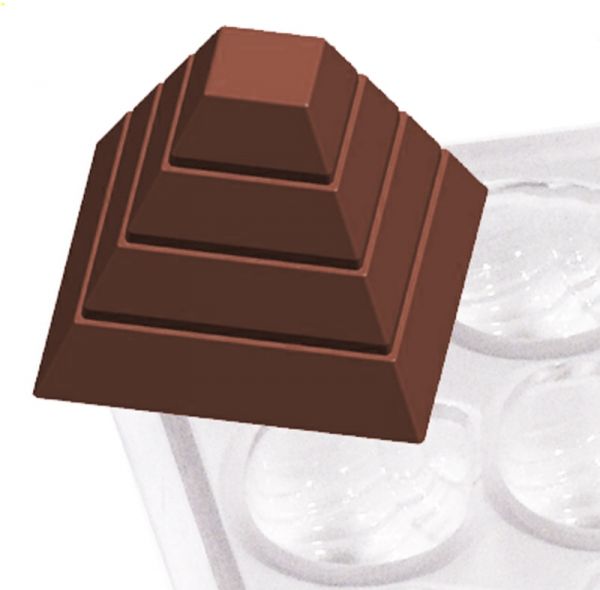 Pralinenform Pyramide, 21 Formen, PC, 25 x 25 x 19 mm