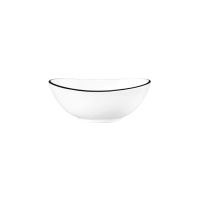 Seltmann Weiden, Modern Life : 10826 Black Line - Bowl oval M5306, 12 cm/ 0,18 ltr. Seltmann Weiden, Modern Life : 10826 Black Line - Bowl oval M5306, 12 cm/ 0,18 ltr.