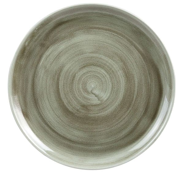 Churchill, Stonecast Patina : Burnished Green - Teller flach Coup, 32,4 cm