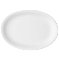 Bauscher, Smart - Platte oval, weiss, uni, 37 x 27 cm Bauscher, Smart - Platte oval, weiss, uni, 37 x 27 cm