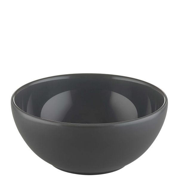 Bauscher, Sandstone : Dekor 700560 Dark Gray Uni - Schüssel 20,3 cm/ 1,24 ltr.