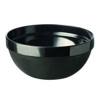 Schale FRIENDLY, PET, D: 20 cm, H: 9 cm, I: 1,8 ltr., Farbe: schwarz Schale FRIENDLY, PET, D: 20 cm, H: 9 cm, I: 1,8 ltr., Farbe: schwarz