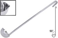Dressingschöpfer, fugenlos, Edelstahl, I: 0,06 ltr., D: 6,5 cm, Stiellänge: 36 cm Dressingschöpfer, fugenlos, Edelstahl, I: 0,06 ltr., D: 6,5 cm, Stiellänge: 36 cm