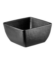Schale SLATE, 12,5 x 12,5 cm, H: 6,5 cm, 0,4 ltr., Melamin, schwarz, Schieferlook Schale SLATE, 12,5 x 12,5 cm, H: 6,5 cm, 0,4 ltr., Melamin, schwarz, Schieferlook