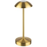 Tischleuchte ALVA, Metall, Farbe: goldfarben, 1x LED 1,0 W / 100 lm, dimmbar in 3 Stufen, D: 8 cm, H: 20 cm Tischleuchte ALVA, Metall, Farbe: goldfarben, 1x LED 1,0 W / 100 lm, dimmbar in 3 Stufen, D: 8 cm, H: 20 cm