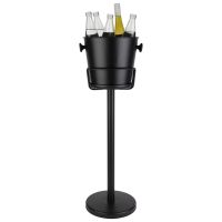 Vorschau: Staender fuer Wein-, Sektkuehler 36117, Metall, Zinkdruckguss, schwarz, oben aussen D: 24,5 cm, innen D: 21 cm, D: 24,5 / 26,5 cm, H: 73 cm Vorschau: Staender fuer Wein-, Sektkuehler 36117, Metall, Zinkdruckguss, schwarz, oben aussen D: 24,5 cm, innen D: 21 cm, D: 24,5 / 26,5 cm, H: 73 cm