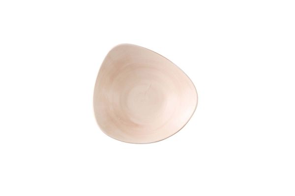 Churchill, Stonecast Canvas : Coral - Schale dreieckig, 23,5 cm/ 0,6 ltr.