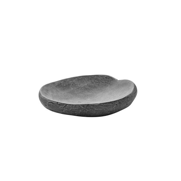 Playground, Stein - Steinbowl flach, D: ca. 16 x 12,5 cm, H: ca. 2,5 - 4 cm