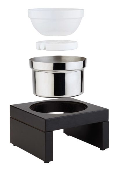 Kühlschale Maxi BRIDGE 27,5 x 27,5 cm, H: 14 cm, 2,5 ltr., 4-teiliges Set