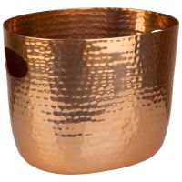 Wein-, Sektkühler, Aluminium, 25,5 x 19 x 20 cm/ 2,1 ltr., Farbe: Kupfer-Look Wein-, Sektkühler, Aluminium, 25,5 x 19 x 20 cm/ 2,1 ltr., Farbe: Kupfer-Look