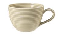 Seltmann Weiden, Beat : Sandbeige - Kaffee-Obere mit Relief, 0,26 ltr. Seltmann Weiden, Beat : Sandbeige - Kaffee-Obere mit Relief, 0,26 ltr.