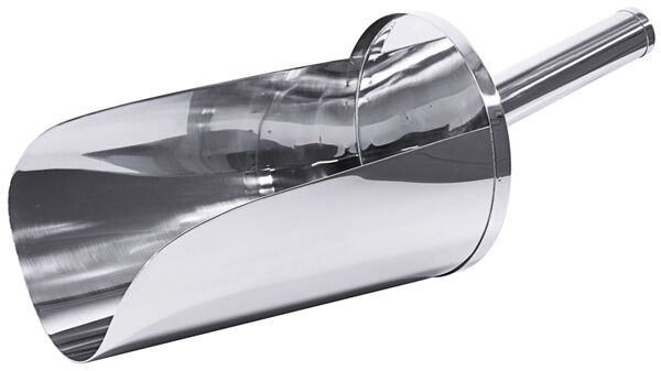 Küchenschaufel mit Hohlgriff, I: 2,1 ltr., D: 15,5 cm, L: 40,5 cm, Edelstahl