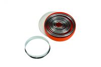 Ausstechersatz oval, glatt 12-tlg. Edelstahl, Materialstärke: 0,4 - 0,5 mm Ausstechersatz oval, glatt 12-tlg. Edelstahl, Materialstärke: 0,4 - 0,5 mm