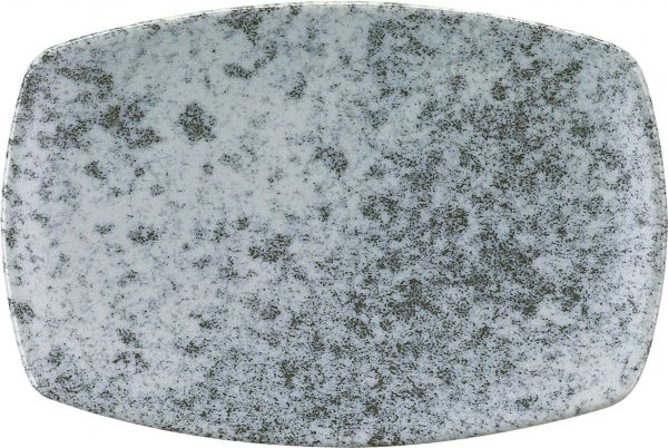 Bauscher, Sandstone : Dekor 425774 Gray - Platte rechteckig coup 27,9 x 18,3 cm
