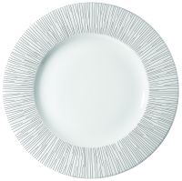 Churchill, Bamboo - Teller flach breite Fahne, uni/ weiss, 30,5 cm Churchill, Bamboo - Teller flach breite Fahne, uni/ weiss, 30,5 cm