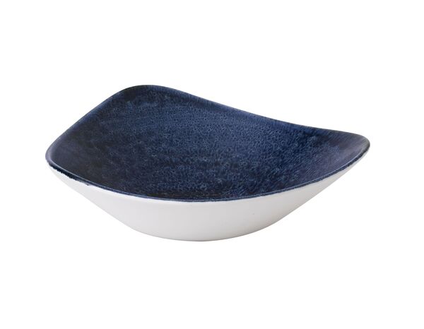 Churchill, Stonecast Plume : Ultramarine - Schale dreieckig, 23,5 cm/ 0,6 ltr.
