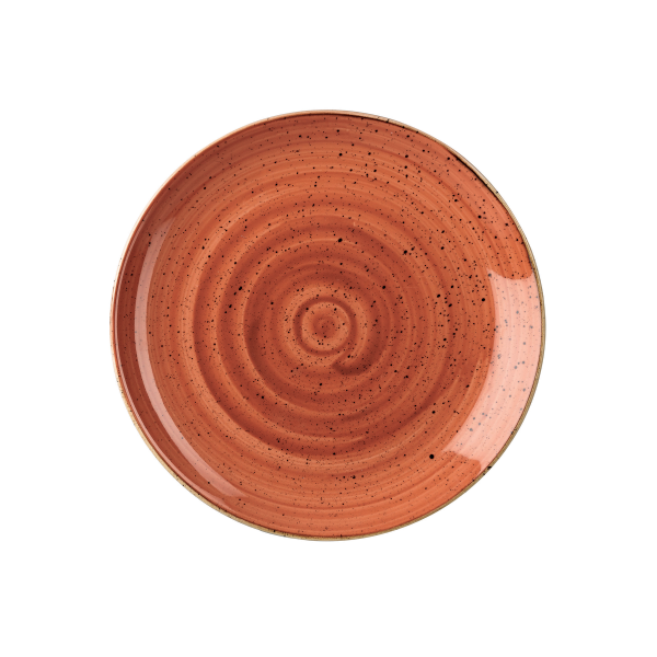 Churchill, Stonecast : Spiced Orange - Teller flach Coup, 32,4 cm