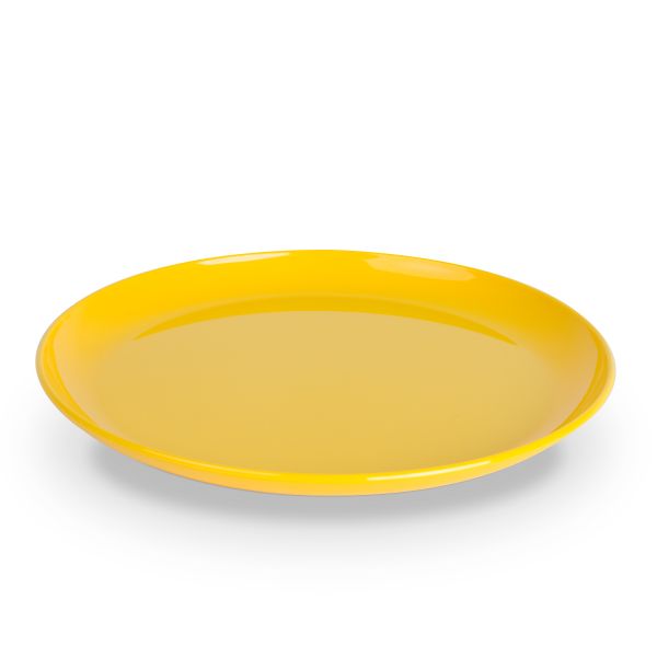 Essteller PC, uni, gelb, D: 24 cm