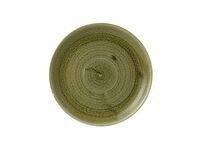 Churchill, Stonecast Plume : Olive - Teller flach Coup, 26 cm Churchill, Stonecast Plume : Olive - Teller flach Coup, 26 cm