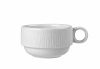 Churchill, Bamboo - Kaffee- Obere stapelbar, uni/ weiss, 0,20 ltr. Churchill, Bamboo - Kaffee- Obere stapelbar, uni/ weiss, 0,20 ltr.