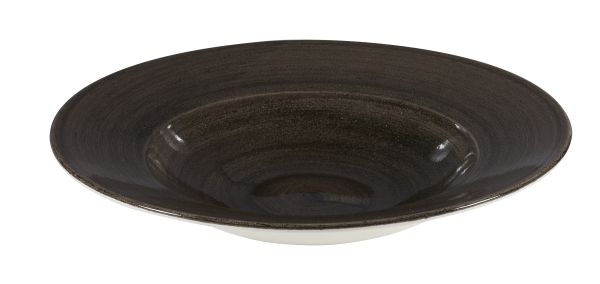 Churchill, Stonecast Patina : Iron Black - Teller tief Fahne 28 cm/ 0,47 ltr.