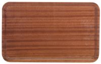 Holz-Tablett GN 1/1, rutschfest, mahagoni, Pressholz, 53 x 32,5 x 1,8 cm Holz-Tablett GN 1/1, rutschfest, mahagoni, Pressholz, 53 x 32,5 x 1,8 cm