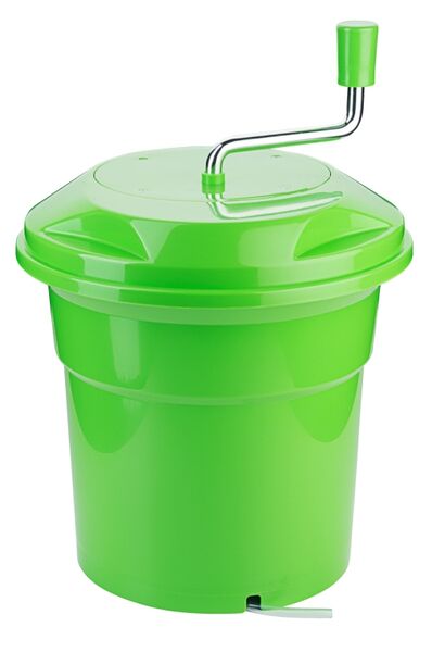 Salatschleuder, grün, I: 10-12 ltr., D: 32 cm, H: 43 cm, PP