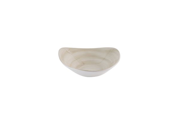 Churchill, Stonecast Canvas : Natural - Schale dreieckig, 23,5 cm/ 0,6 ltr.