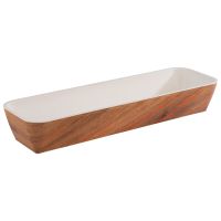GN 2/4 Schale CRAZY WOOD, Melamin, Holzoptik, 53 x 16,2 x 8 cm, I: 4 ltr. GN 2/4 Schale CRAZY WOOD, Melamin, Holzoptik, 53 x 16,2 x 8 cm, I: 4 ltr.