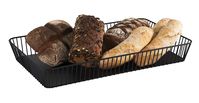GN 1/1 Korb URBAN, 53 x 32,5 cm, H: 7,5 cm, Metall schwarz GN 1/1 Korb URBAN, 53 x 32,5 cm, H: 7,5 cm, Metall schwarz