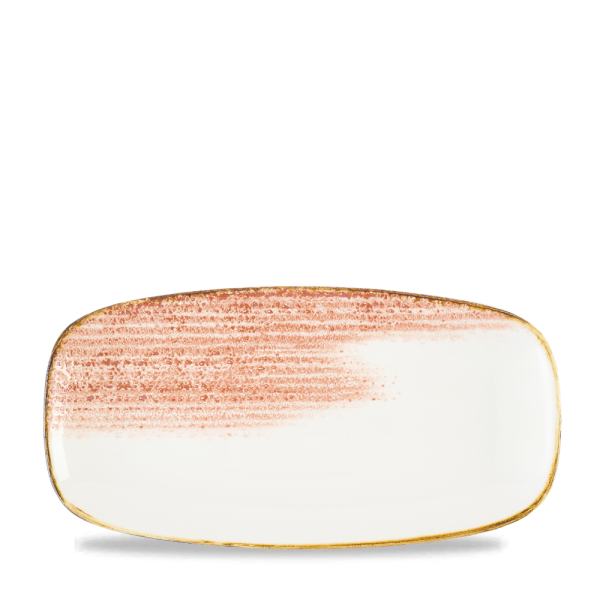 Churchill, Homespun Accents : Coral - Chefs Platte rechteckig 29,8 x 15,3 cm