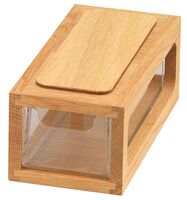 BOX Box f. Gastro-Utensilien, Farbe: Eiche natur, T: 200 mm, B: 93 mm, H: 79 mm BOX Box f. Gastro-Utensilien, Farbe: Eiche natur, T: 200 mm, B: 93 mm, H: 79 mm