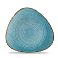 Churchill, Stonecast Raw : Teal Vellum - Teller flach dreieckig, 28,5 cm Churchill, Stonecast Raw : Teal Vellum - Teller flach dreieckig, 28,5 cm