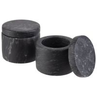 Marmordose MARVELLO, fuer Butter oder Gewuerze, 2er-Set, Marmor, D: 6 cm, H: 5 cm, I: 40 ml Marmordose MARVELLO, fuer Butter oder Gewuerze, 2er-Set, Marmor, D: 6 cm, H: 5 cm, I: 40 ml
