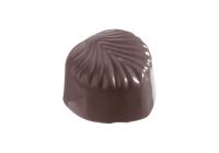Schokoladen- Form Blattpraline, 275 x 135 mm, 3 x 8 Stück 29 x 28 x 17 mm Schokoladen- Form Blattpraline, 275 x 135 mm, 3 x 8 Stück 29 x 28 x 17 mm