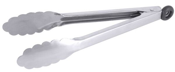 Küchenzange, aus 0,9 mm Edelstahl, L: 30 cm
