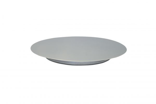 Tortenplatte mit Ringfuss, D: 300 mm, Edelstahl
