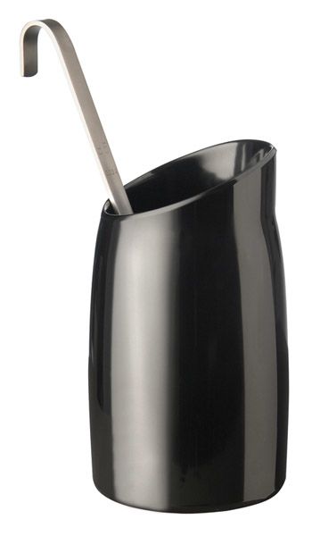 Dressingtopf CASUAL, D: 12 cm, H: 21,5 cm, 1 ltr., Melamin schwarz